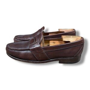 Alden Dress Loafers Leather Shoes Brown Preppy Classic Ivy League Sz 8 D